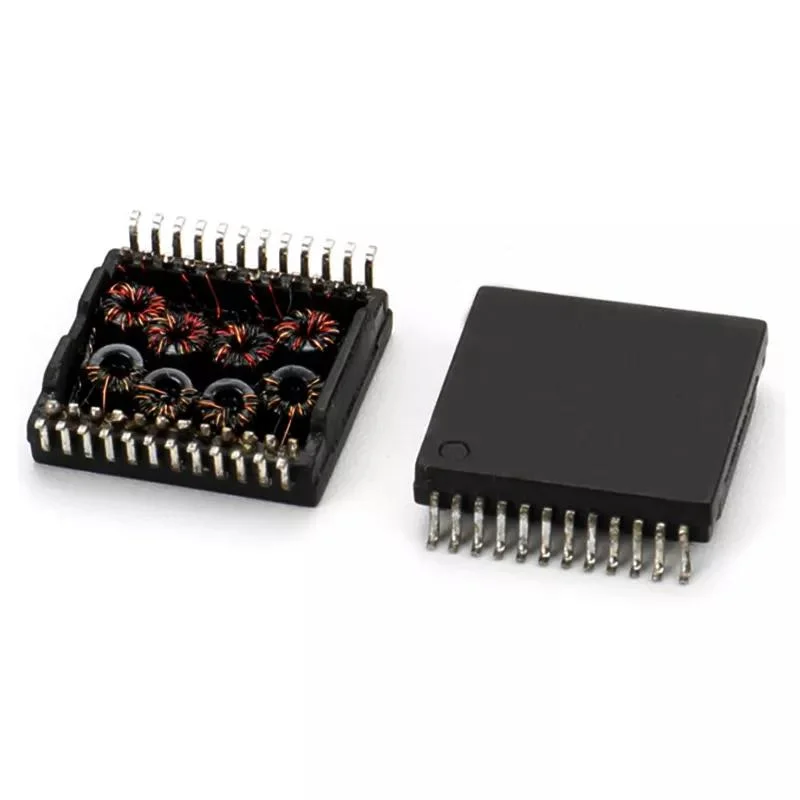 Ethernet Single Port Female Gigabit Electronic Components LAN DIP RJ45 Module Magnetic LAN Transformer